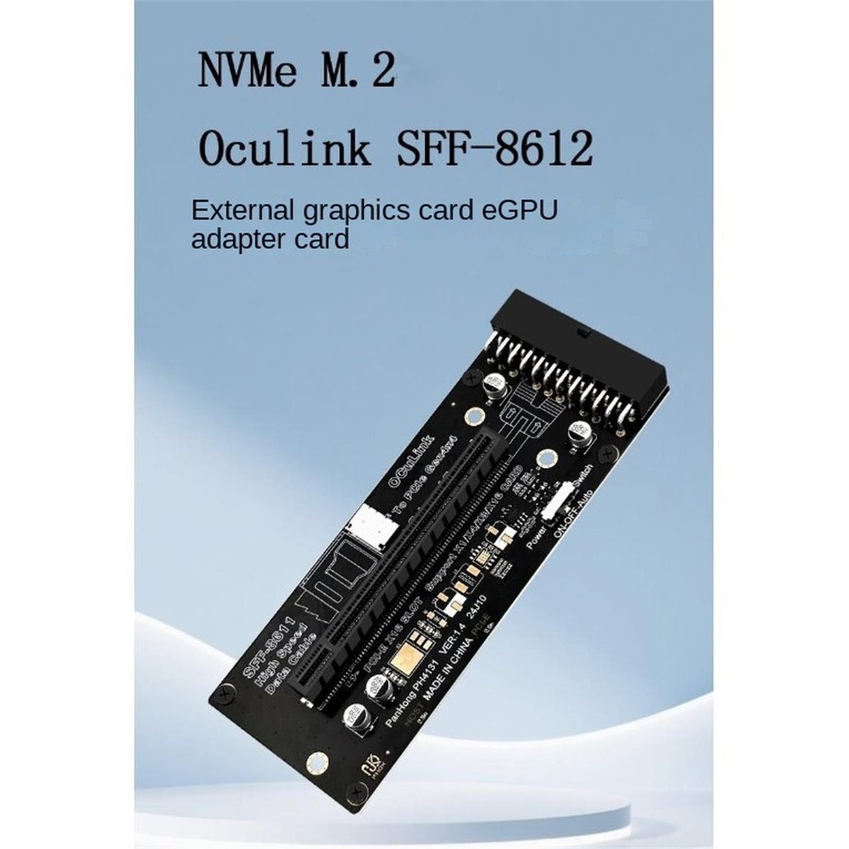 Oculink Egpu Dock Graphics Card - OCuLink EGPU-dock, PCIe 4.0 X4, 64
