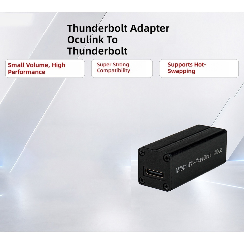 T3 OCuLink Thunderbolt3 USB4-a - Oculink Egpu Dock Graphics Card recensie en prijs